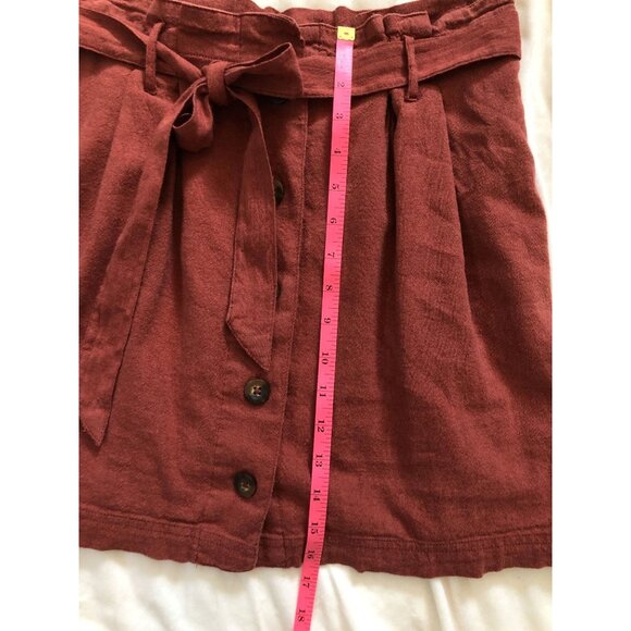 Hollister Ultra High-Rise Button-Front Mini Skirt Womens Size Medium Preppy y2k - Picture 8 of 9